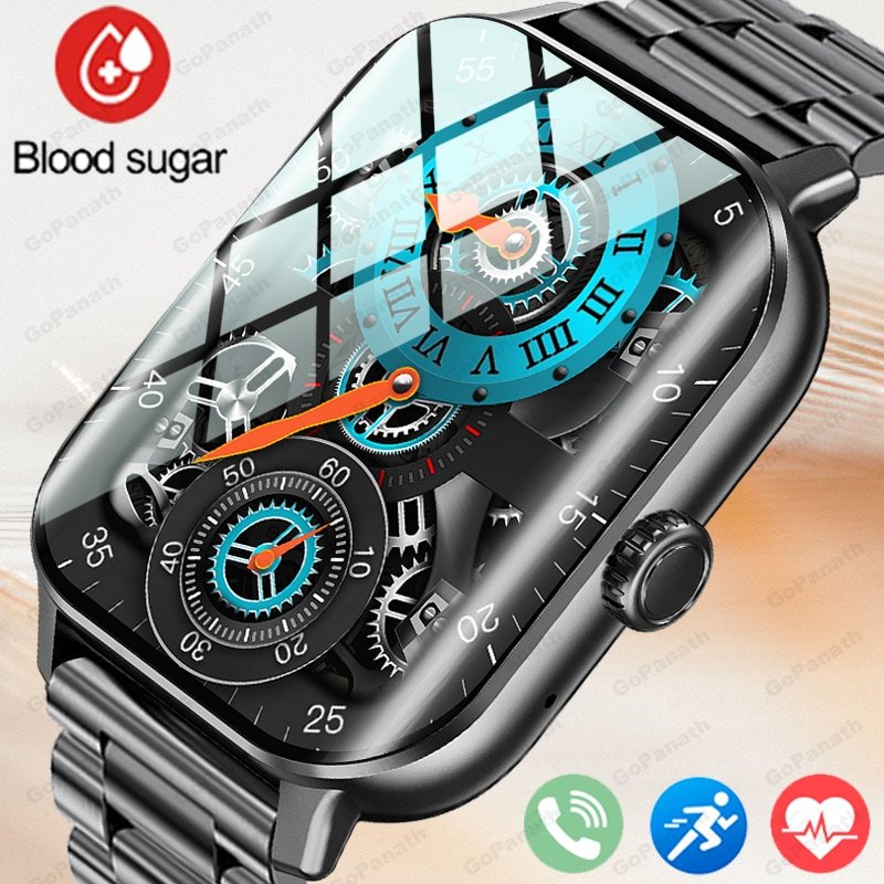 2023 New Men Smartwatch Bluetooth Talk Watch IP67 Waterproof Blood